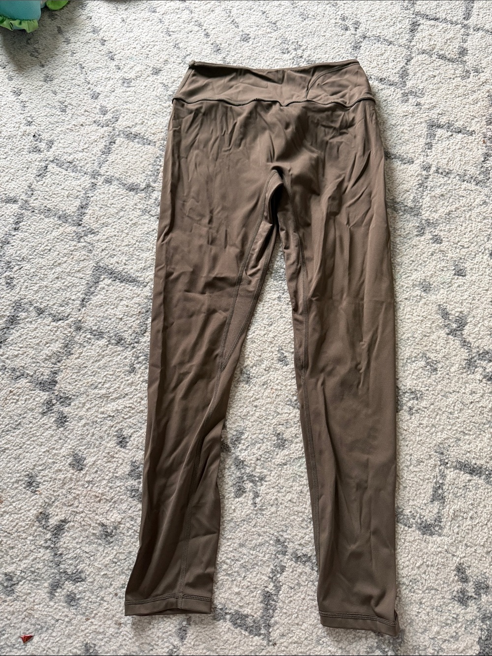 BYLT Basics Olive-Brown High-Rise Leggings